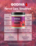Qodiva Comprehensive Herbal Cycle Wellness Support – 120 Vegetarian Capsules (30-Day Supply)